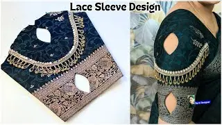 Latest Lace Sleeve Design 2025 | Simple & Stylish Sleeves Cutting and Stitching | Baju Design