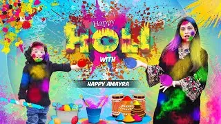 Happy Amayra&rsquo;s Colorful Holi &ndash; Learn Colors While Playing with Gulal!