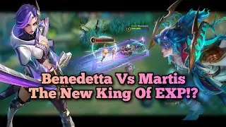 He's Popular Now‼️Martis is the New EXP King⁉️ Benedetta vs Martis Gameplay ‼️#mobilelegends 