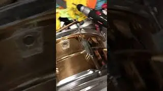 Restoring a Ludwig Bronze Supraphonic Snare Drum
