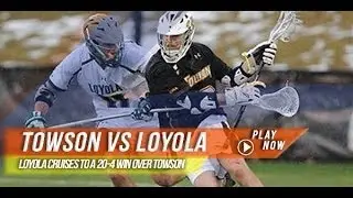 Towson vs Loyola | 2014 Lax.com College Highlights