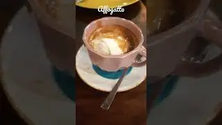 Italian Coffee Affogatto freshly brewed in India || Unique || Cafe JC @ Chandigarh
