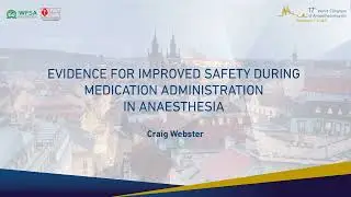 Evidence For Improved Safety During Medication Administration in Anaesthesia