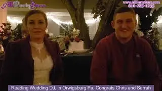 Reading Wedding DJ, in Orwigsburg Pa, Congrats Chris and Sarrah