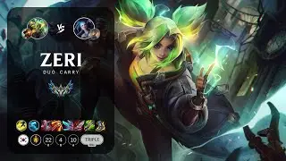 Zeri ADC vs Jinx - KR Challenger Patch 13.7