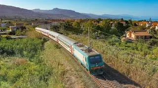 [4K] E464 619 in TESTA all'INTERCITY (Treni in Transito in Linea)