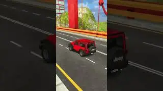 Driving jeep on golden gate bridge #cargames #jeep #jeepgames