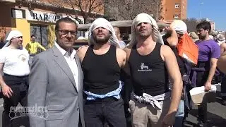 (1/2). Último Ensayo Panaderos 2016.- Cuadrilla Alta Paso de Misterio.