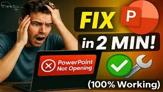 PowerPoint Not Opening? Fix in 2 Minutes! 🔧 (100% Working)