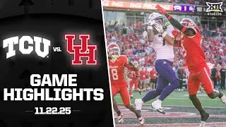 TCU vs. #23 Houston Game Highlights | 2025 Big 12 Football