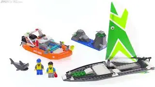🔄 LEGO City Sailboat Rescue review ⛵ Coast Guard 60168 re upload