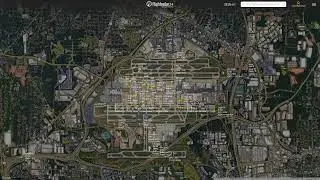 Atlanta KATL Flightradar24 Livestream with Live Air Traffic Control 7/12/2025