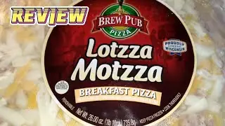 Review Lotzza Motzza Breakfast Pizza ( Brew Pub)  #review #pizzareview
