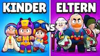 ELTERN vs KINDER Brawler in Brawl Stars! (Wer ist besser?)