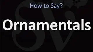 How to Pronounce Ornamentals? (CORRECTLY)