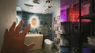 ASMR fast & aggressive tingly Airbnb room tour | no talking, lofi, lots of camera tapping✨