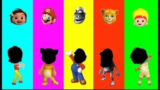 Wrong eyes👀 DAME TU COSITA SONG👀 NuNu and Cocomelon and Bebefinn and D Billions and Boom-Boom