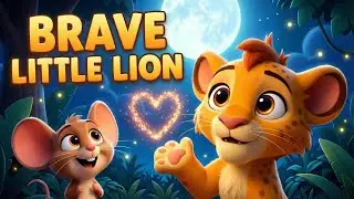 The Little Lion Who Was Afraid of the Dark! 🦁🌙 | Bedtime Story for Kids