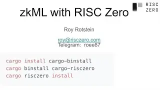 zkML (RISC Zero Study Club)