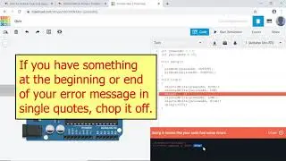 Intro to Arduino Quiz Debugging Questions Instructions v2
