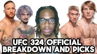 Официальные прогнозы и ставки на бои UFC 324!