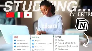 How I SELF STUDY 3 languages while homeless | my notion, free apps, & TIPS! The Homeless Series Ep.7