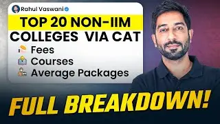 Top 20 Non-IIM MBA Colleges 2025 | CAT Fees, Courses & Average Packages | Full Breakdown