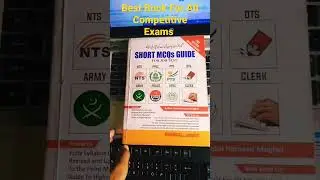 Best Book For All Competitive Exams As NTS , UTS, PTS , FPSC, OTS And Others Testing Service #shorts