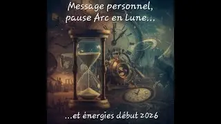 ✨Petit message personnel✨ Je mets Arc en lune en pause quelques temps... 🥹 Et &eacute;nergies d&eacute;but 2026 !