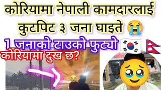 कोरियामा नेपाली कामदारलाई कुटपिट 😭 eps Korea news today? Eps news Nepal? Eps nepali workers Korea