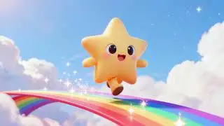 The Star Who Hopped on Rainbows Part 2 | Gentle Storytime Song for Kids | The Jingle Station