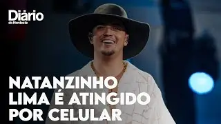 Natanzinho Lima &eacute; atingido por celular durante show em Minas Gerais