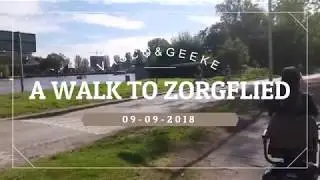 Mobility sccoter drive to  Zorgvlied Cemetery