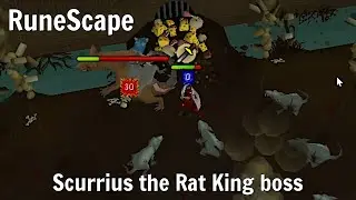 OSRS Fighting Scurrius the Rat King - Defeating the Varrock Sewers rat boss
