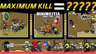 mini militia -  How Many Maximum Kills Possible In Mini Militia With Saw Gun and Granade