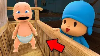 Baby and POCOYO DANCE Play Hide and Seek!