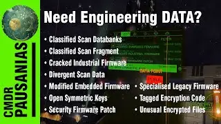 Elite Dangerous - VR - Finding Cracked Industrial Firmware and Many Other Scan Data's