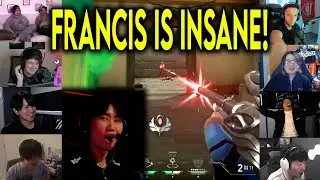 Valorant Streamers Reacts To NS Francis Insane ACE Against Team Secret In VCT