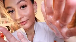 ASMR Aromatherapy Oil Massage Spa Roleplay 🌿✨ ~ soft spoken facial, shoulder & hand massage