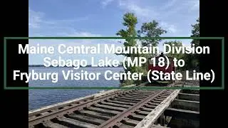 Maine Central Mountain Division Speeder Ride 2023