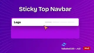Sticky Navbar in Minutes with Tailwind CSS 🚀