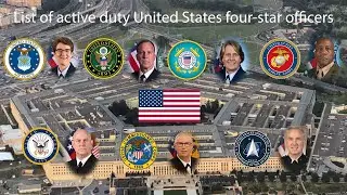 List of active duty United States four star officers