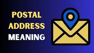 Postal Address Meaning in English | Postal Address Explained Simply