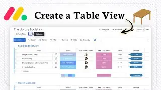 How to Create a Table View in Monday.com