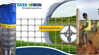 TATA KNOTTED FENCE INSTALLATION by SS FENCING WORKS &reg; #Knottedfence