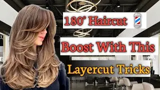 How to Cut Layers in 180 Degrees | Step-by-Step Layered Haircut Tutorial@ARichHairCraft