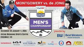 FEATURE: Cameron de Jong vs. Jason Montgomery - A-QUALIFIER - BC Men's Curling Championships [D]
