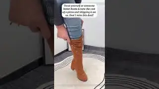 Stylish Suede Knee Boots for Women #viralboots #trendyboots #suedeboots