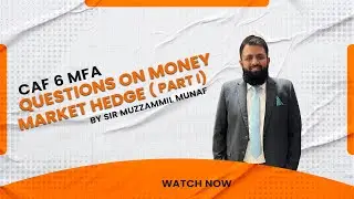 Questions on Money Market Hedge Part 1