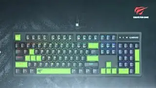 HAVIT CREATE FOR GAME CAMENOTE KB893L RGB BACKLIT MECHANICAL KEYBOARD  FOR UNBOXING KEYBOARD